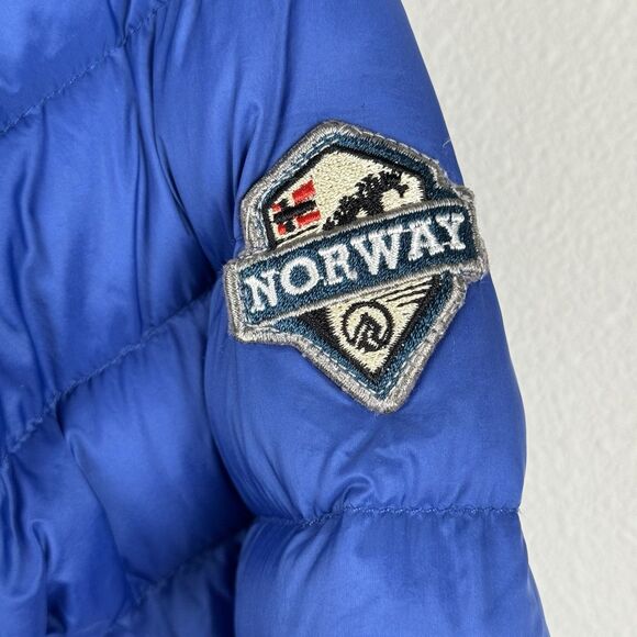 ROKK Norway Down Puffer Jacket Size Small Men’s Lightweight Packable Norwegian - Picture 4 of 6